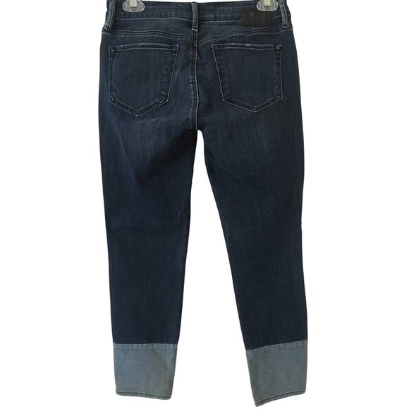 Mavi Jeans Co Caisy Mid Rise Skinny Two Tone With Tuxedo Stripe Size 10 Medium - Picture 2 of 7